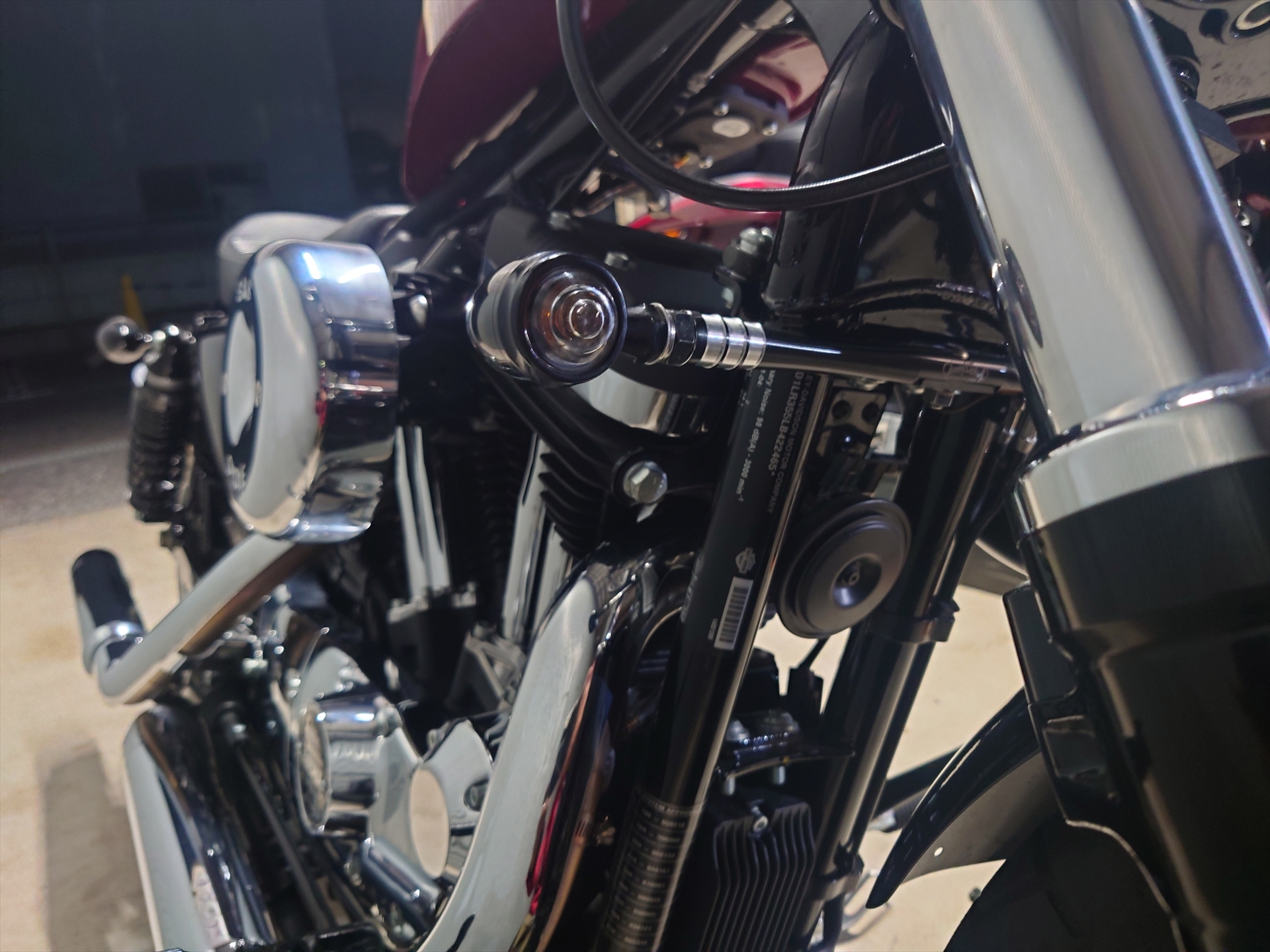 XL1200XS】 GLEAMING WORKS フロントウインカーステー | Misao`s Room