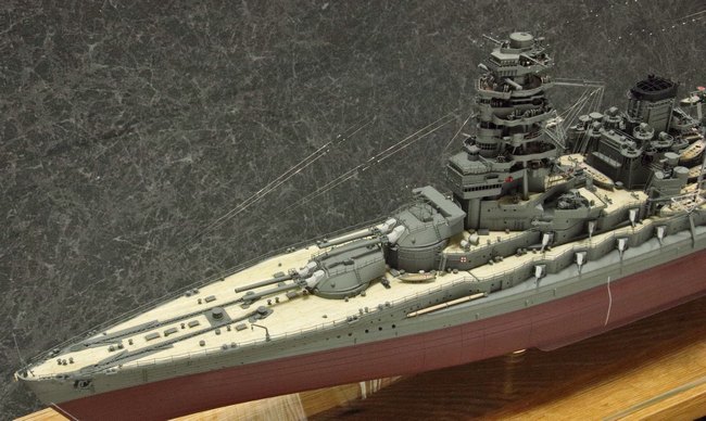 HIGH-GEARedの模型と趣味の日常 1/350戦艦『長門 開戦時』完成写真 その2