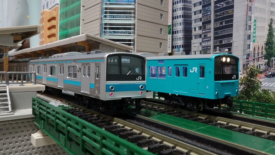 TOMIX JR 205系 京阪神緩行線セット 入線 - ビスタ模型鉄道