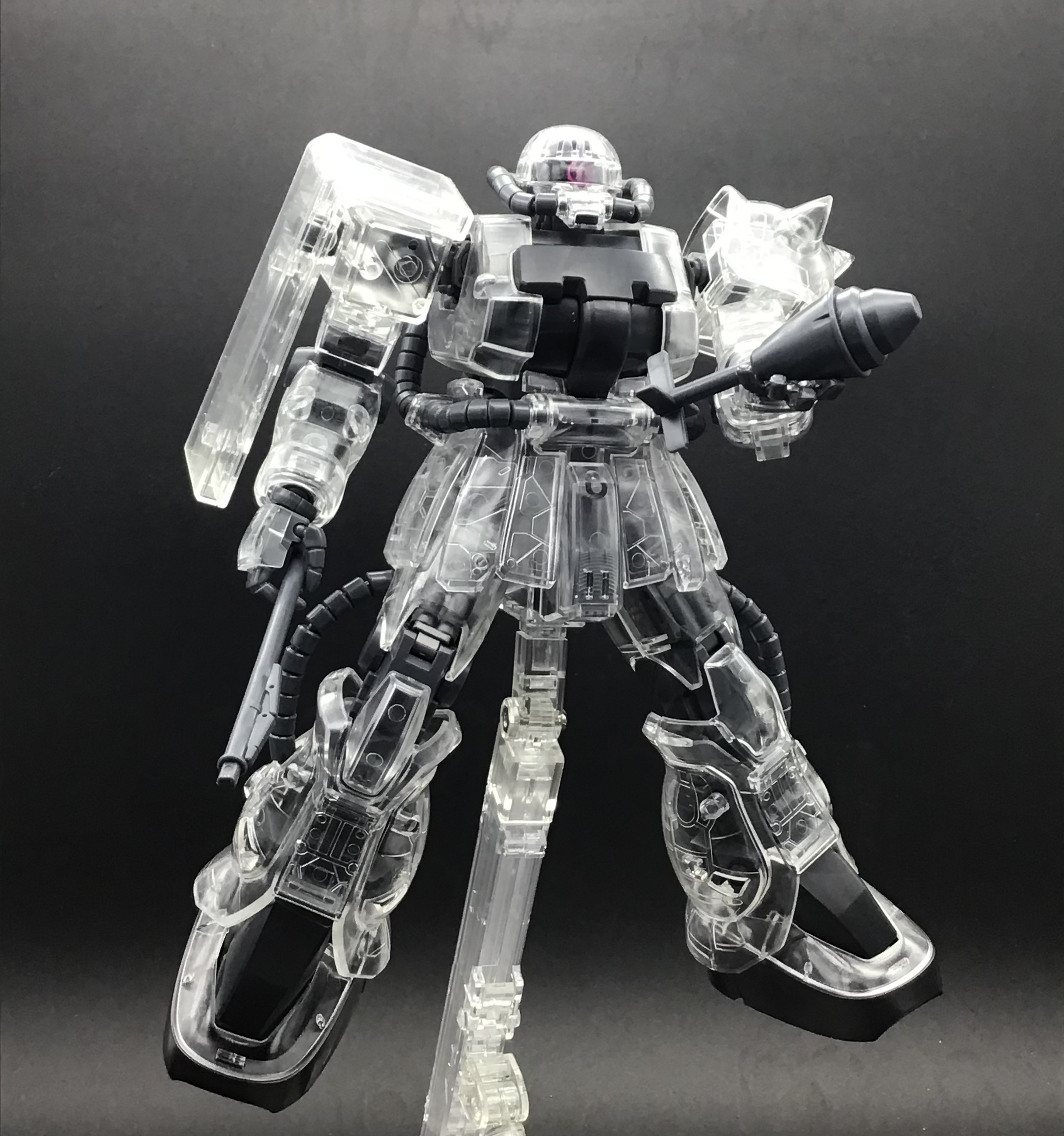 MG ザクⅡ F2型 クリアカラー | ガンプラレビューとか色々置き場(仮)