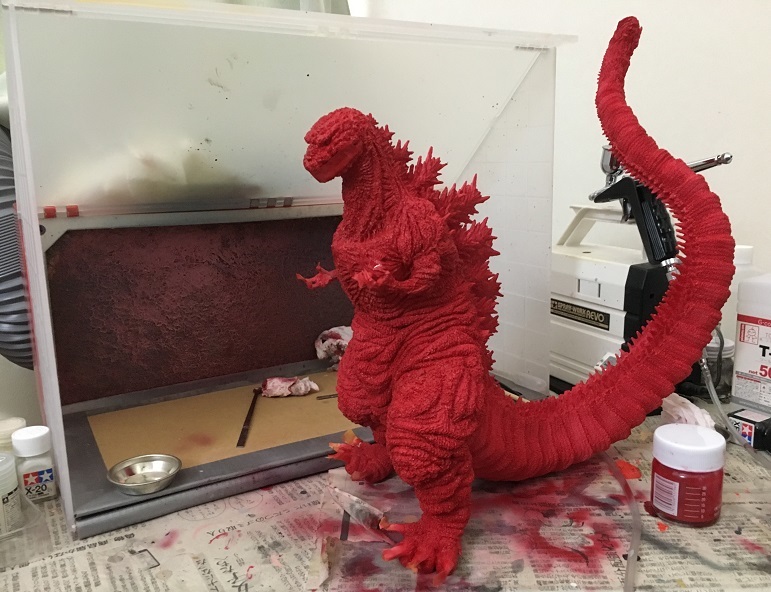M-ARTS KOC茨木彰制作ガレージキット ゴジラ(2016)シン・ゴジラ完成