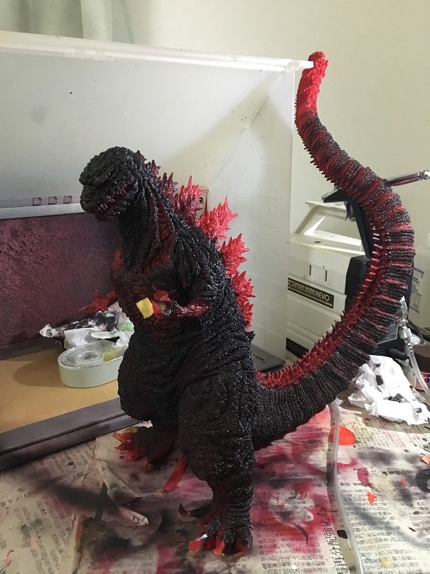M-ARTS KOC茨木彰制作ガレージキット ゴジラ(2016)シン・ゴジラ完成
