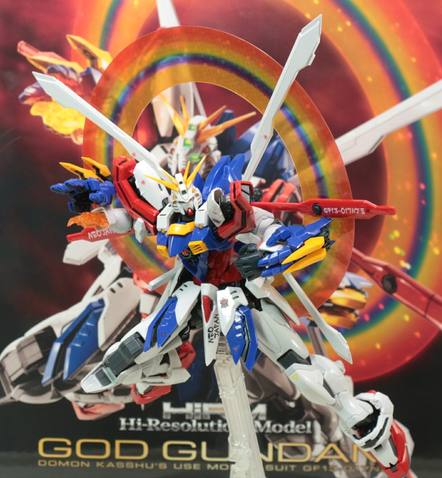 ハイレゾリューションモデル 1/100 ゴッドガンダムのご紹介！ - 先人に