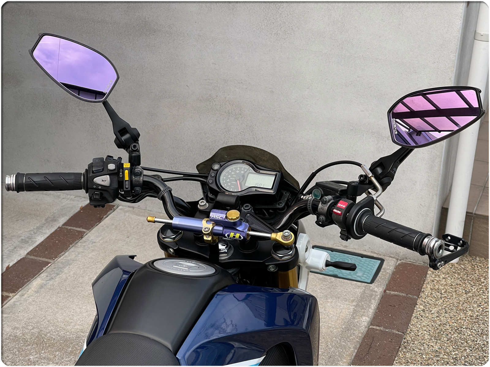 ミラー交換（ナポレオン シャークミラー4） | Lets Grom