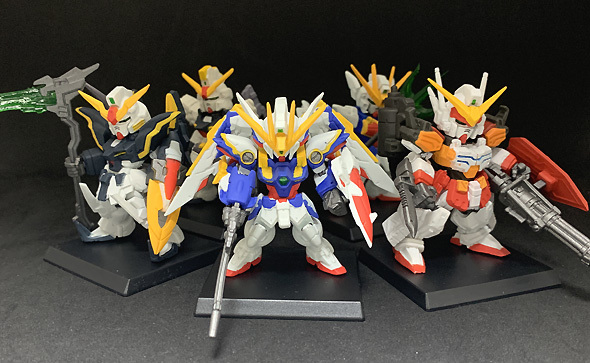 レビュー】 #1625 ガンダムコンバージコア オペレーション・メテオ 5体