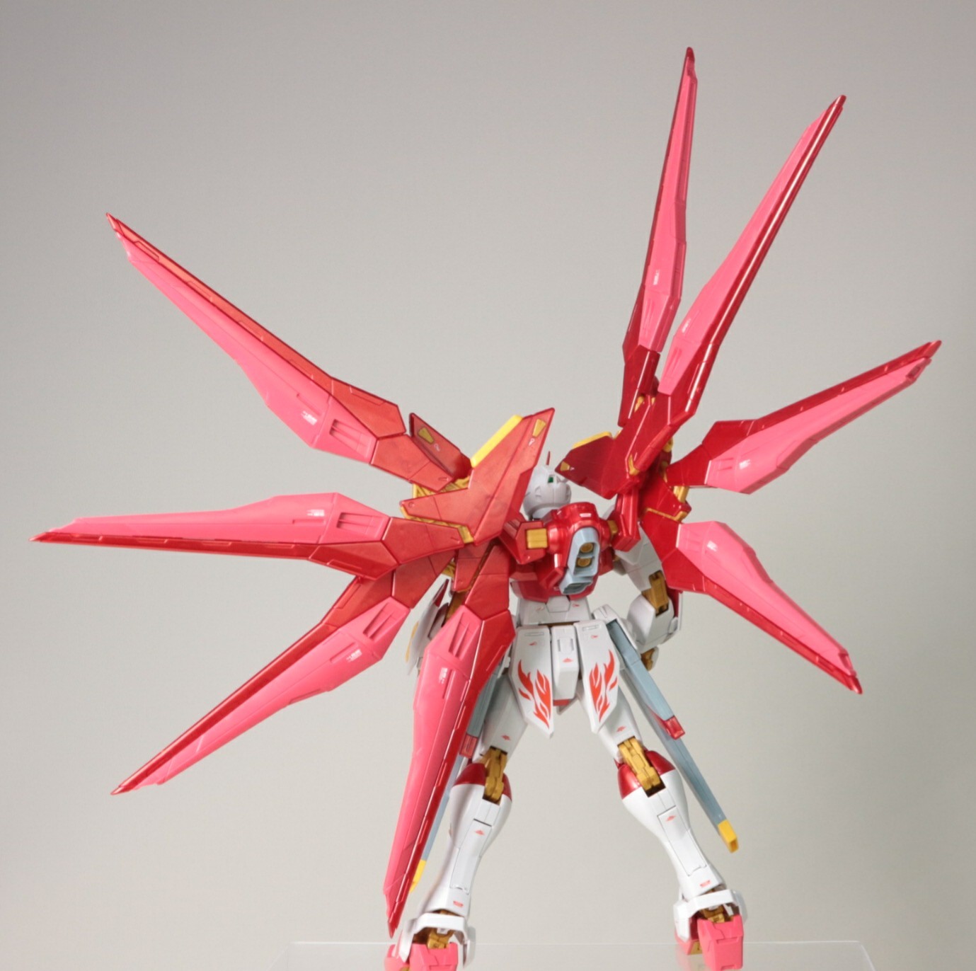 MG 1/100 ストライクフリーダムガンダム（朱雀舞焔Ver.）の素組のご