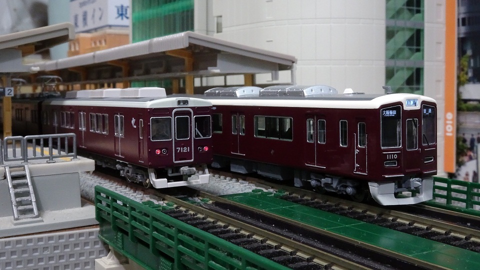 新車両入線】阪急7000系（7021編成タイプ・小窓無し）8両編成セット