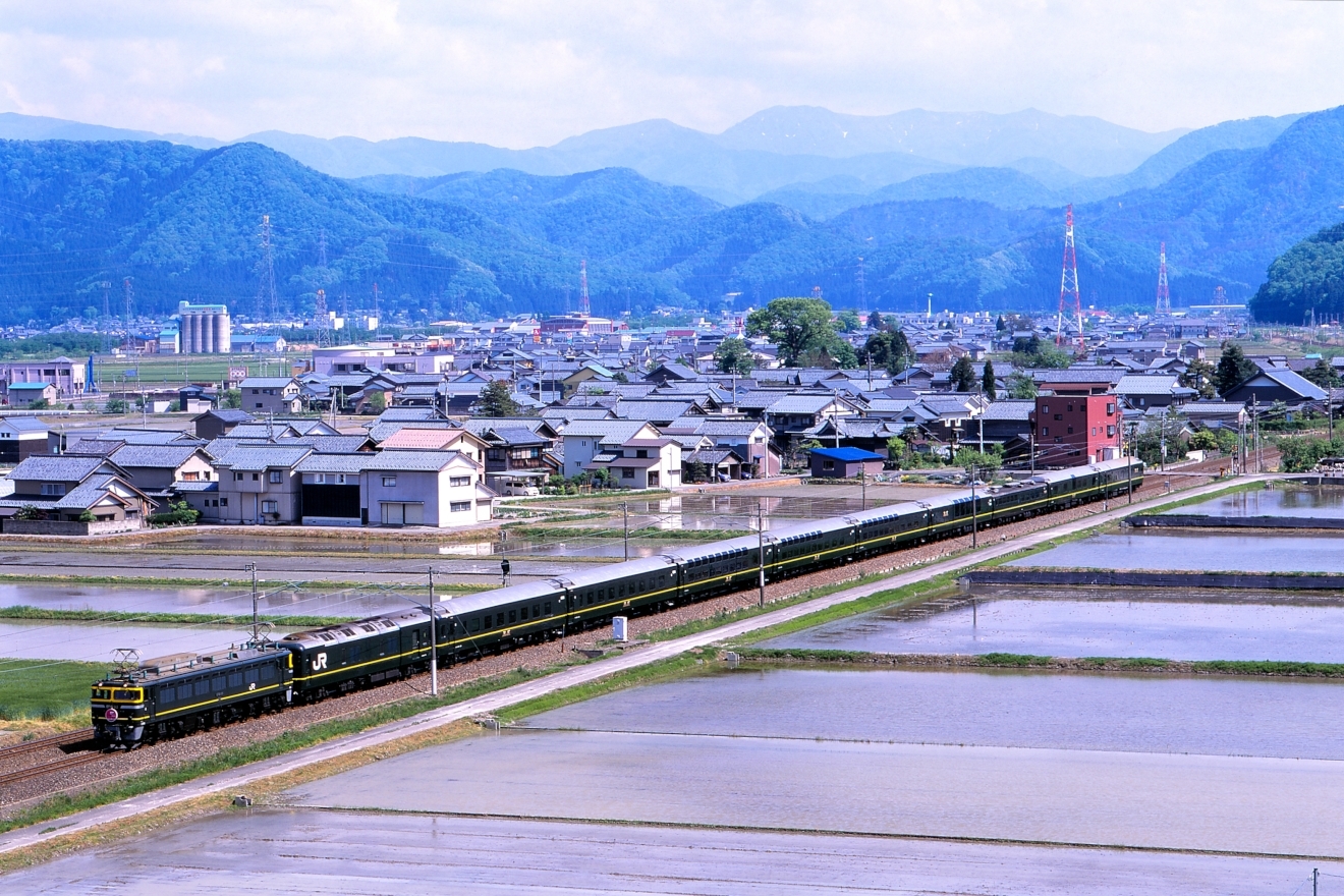 鉄道プレート 両面 アルプス/たてしな 鉄道プレート 両面 アルプス/た