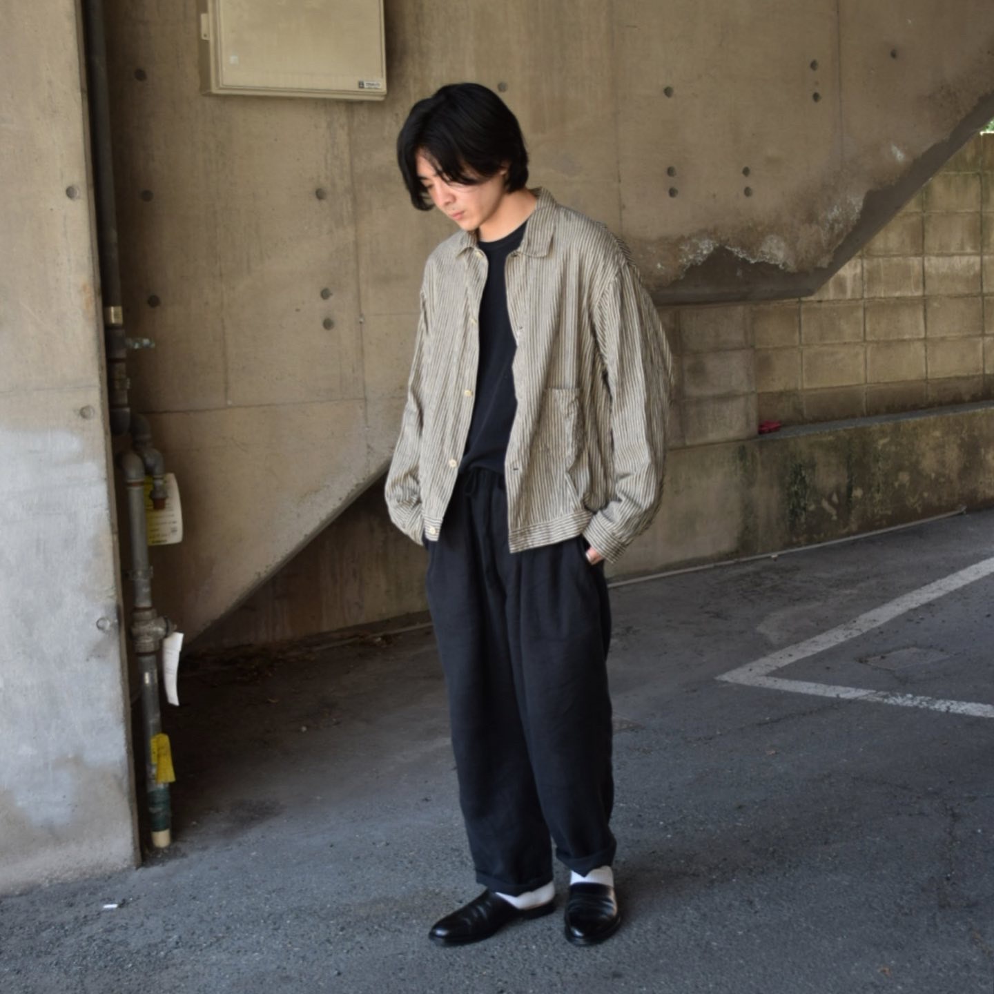 STRIPE JACKET | City Lights VOICE