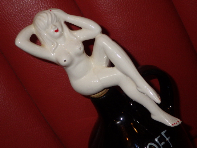 50'S☆ピンナップガール☆デカンタ☆ビンテージ☆ヌード☆オブジェ