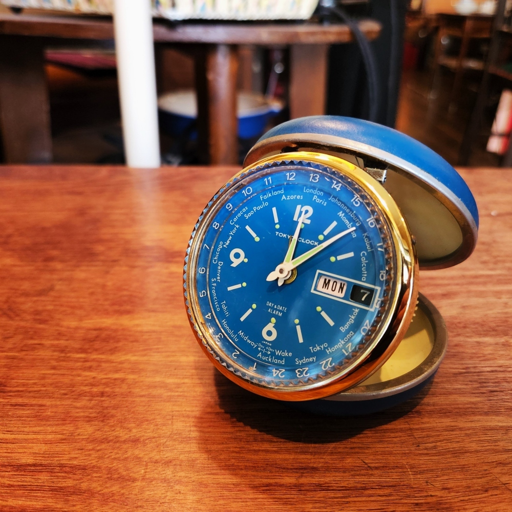 昭和レトロ 東京時計のワールドタイム・トラベルクロック（世界時計
