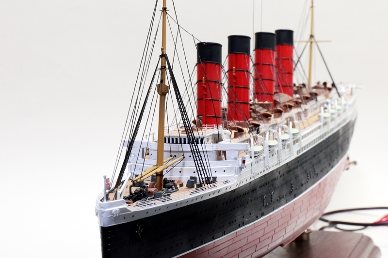 希少！未組立品！ジーマーク ルシタニア 1/350 偉大な豪華客船 1/350