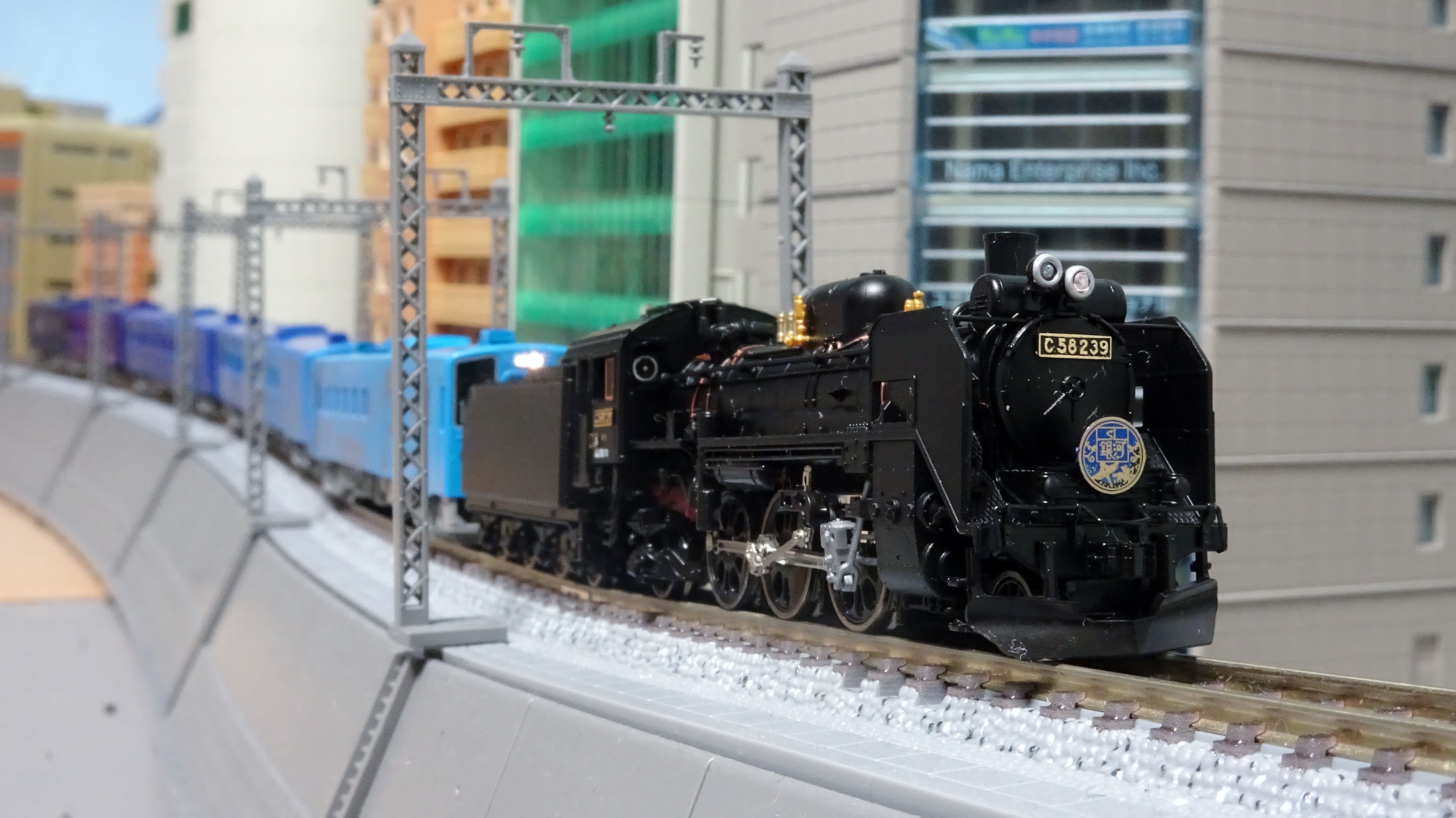 新車入線】C58 258号機＋キハ141系 SL銀河 - ビスタ模型鉄道