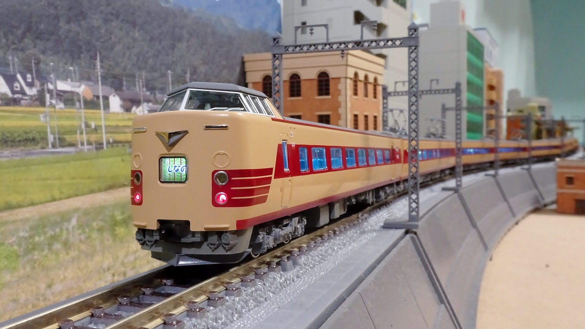 156F】381系 パノラマしなの - ビスタ模型鉄道（エヌゲージ日記）