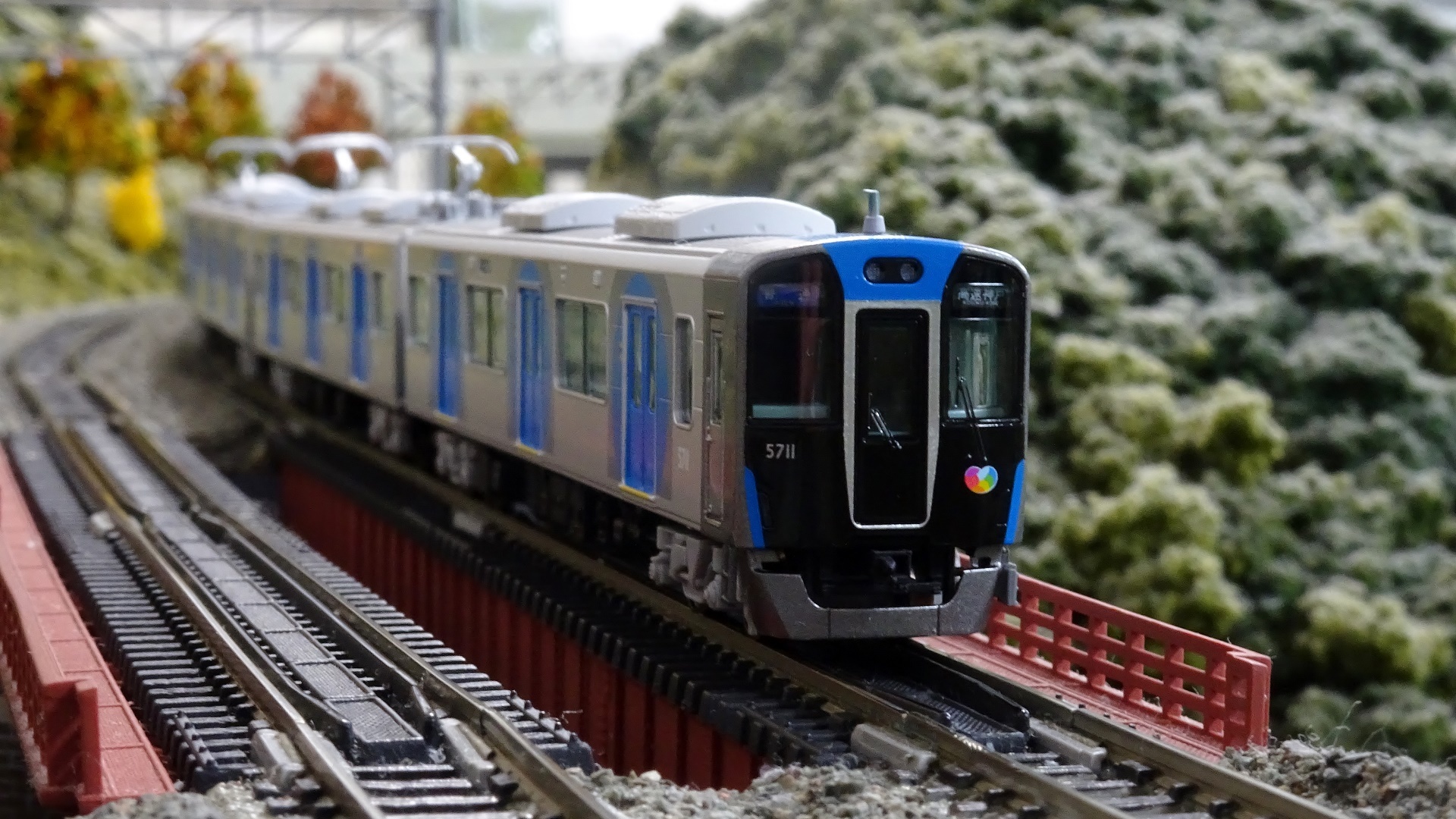 阪神5700系 RailGardenでの走行！ - ビスタ模型鉄道（エヌゲージ日記）