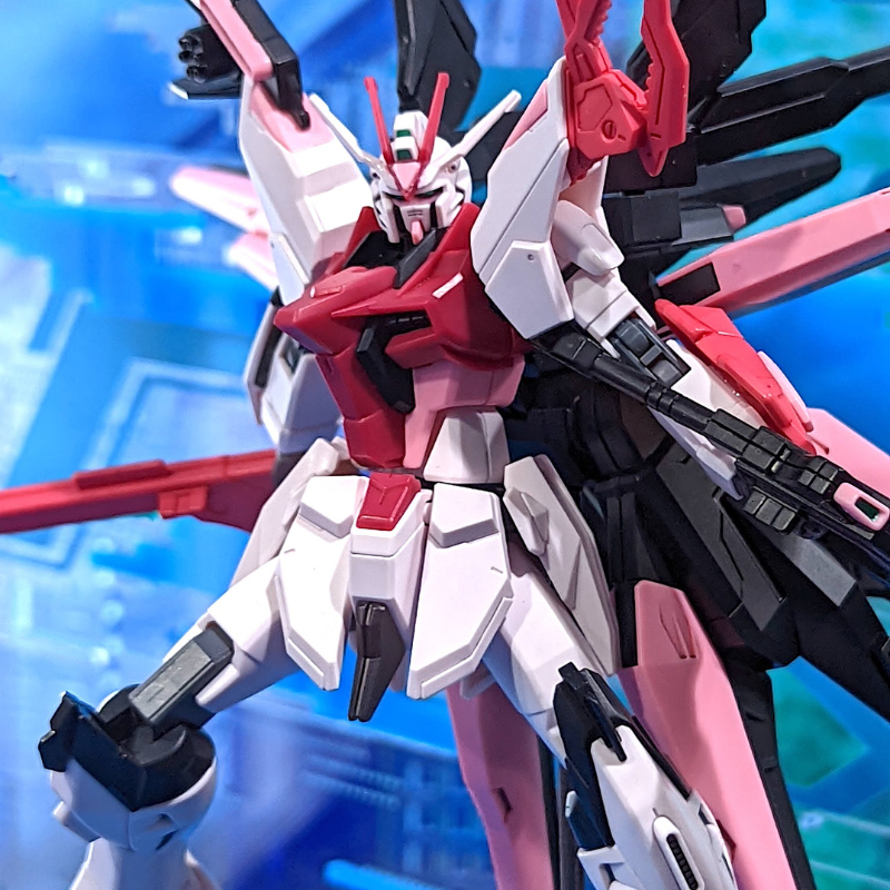 HG 1/144 ガンダムパーフェクトストライクフリーダムルージュの塗装