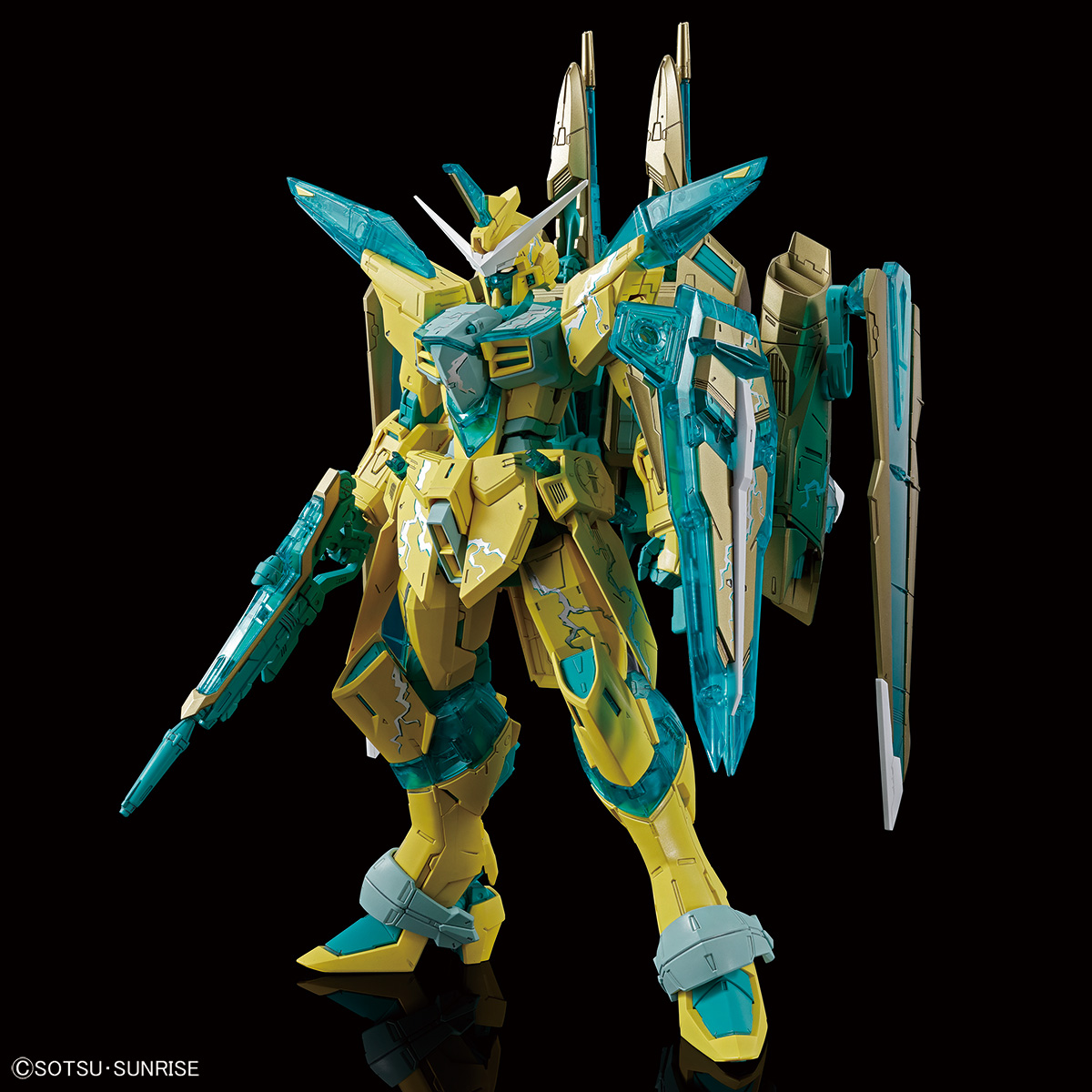 MG 1/100 ジャスティスガンダム [CROSS CONTRAST COLORS / CLEAR GREEN