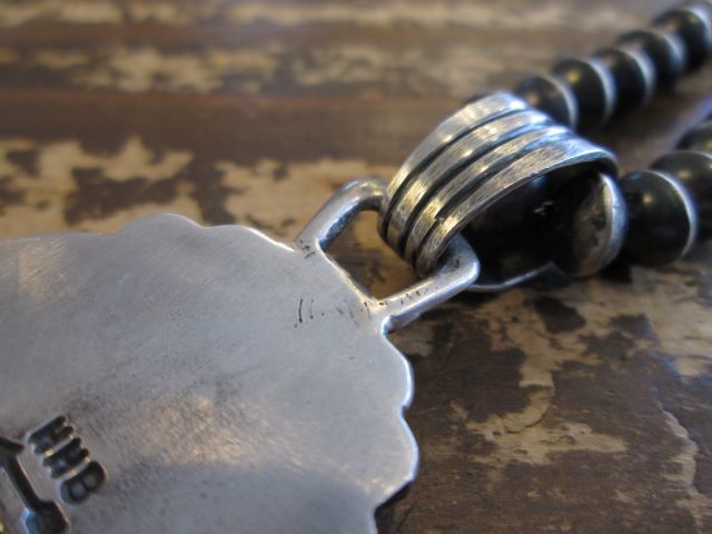 Harry H Begay ハリービゲイ インゴットシルバーターコイズペンダント