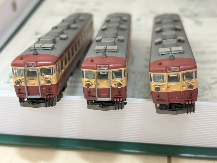 KATO 10-1634 475系急行「立山・ゆのくに」の入線整備（4