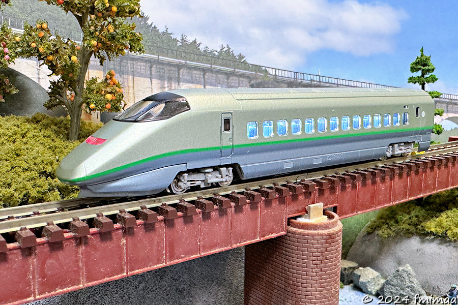 E3系1000番台 山形新幹線「つばさ」（旧塗装）入線整備 その2