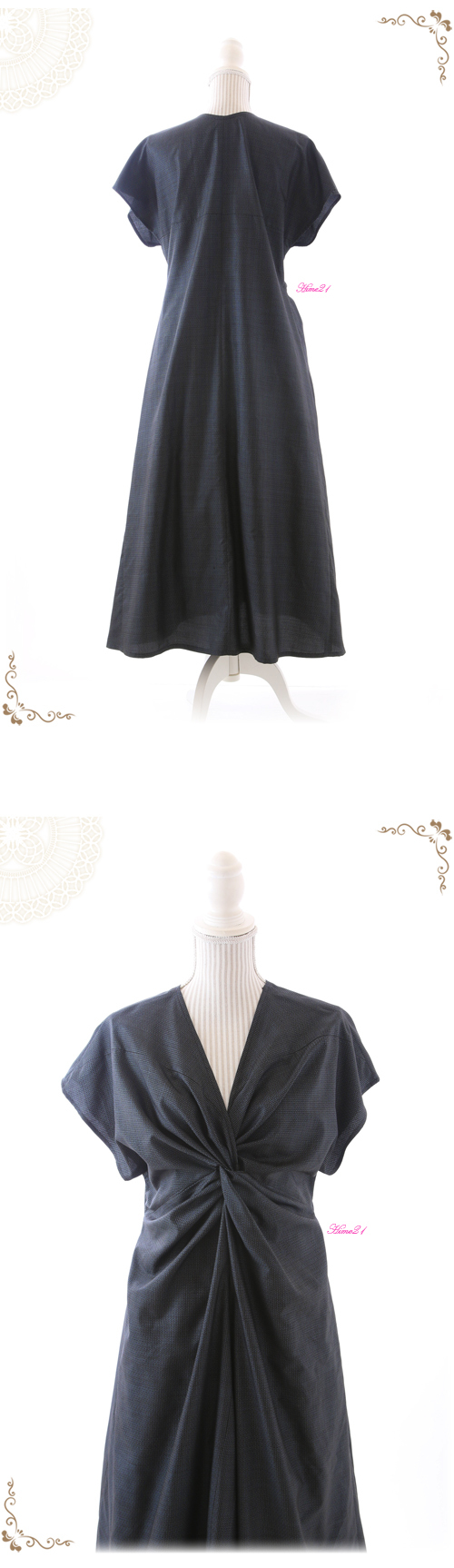 AKI オーダー大島紬ワンピース 楽天市場】【泥大島紬リメイク前開き