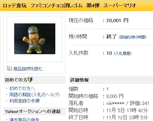 消しゴム1体3万円!? ファミコンチョコの世界! - ファミコンのネタ!!