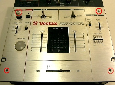 Vestax PMC-05PRO3 フェーダーの洗浄 - DJ DRAGONの気になる機材