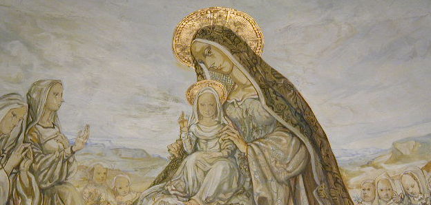 藤田嗣治、【聖母子「ノートルダム・ド・ラ・ペ礼拝堂の壁画」】