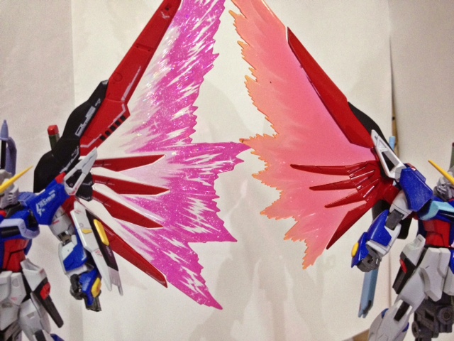 RG 1/144 デスティニーガンダム用 拡張エフェクトユニット”光の翼