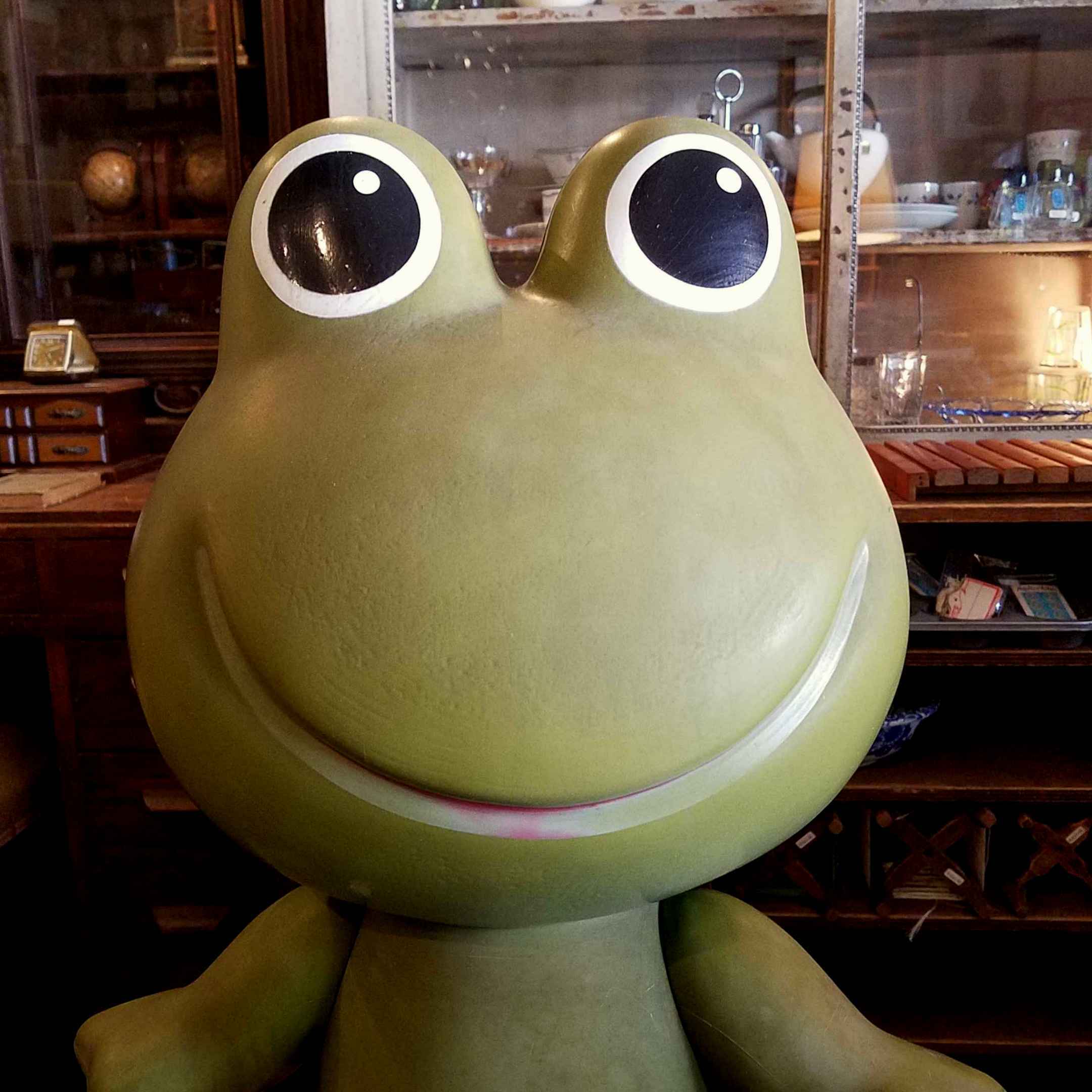 昭和レトロ！コーワ(興和)のケロちゃん店頭用・看板置物 - [Sold Out