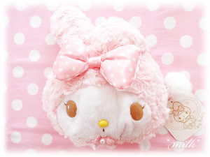 マイメロディ スイートラブリーシリーズのポーチ - ＊めろめろマイ