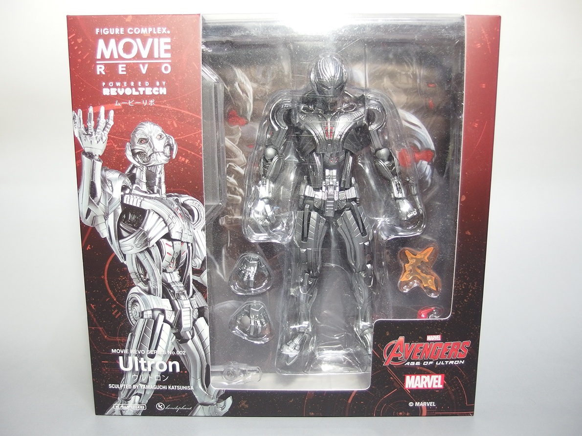 figure complex ムービー・リボ ウルトロン レビュー | SHODO、掌動