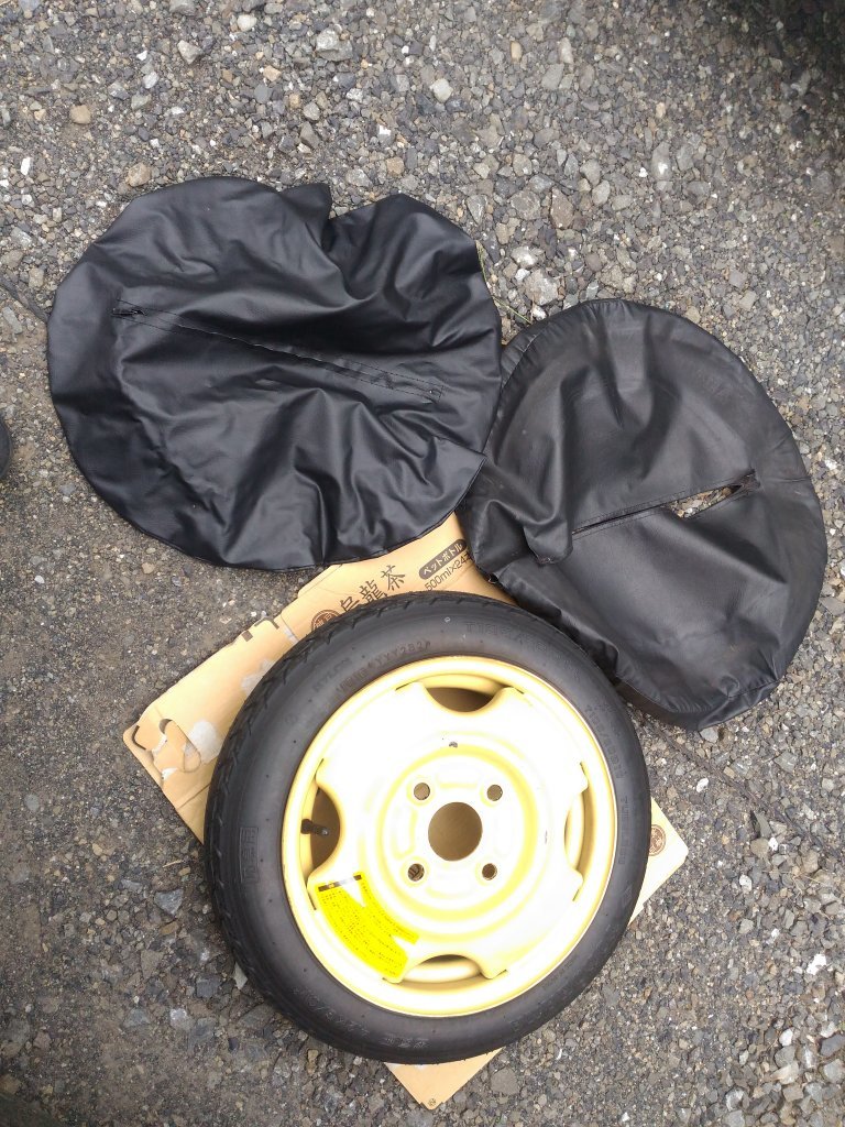 AZ-1 純正！スペアタイヤカバー交換！ - Umbrella