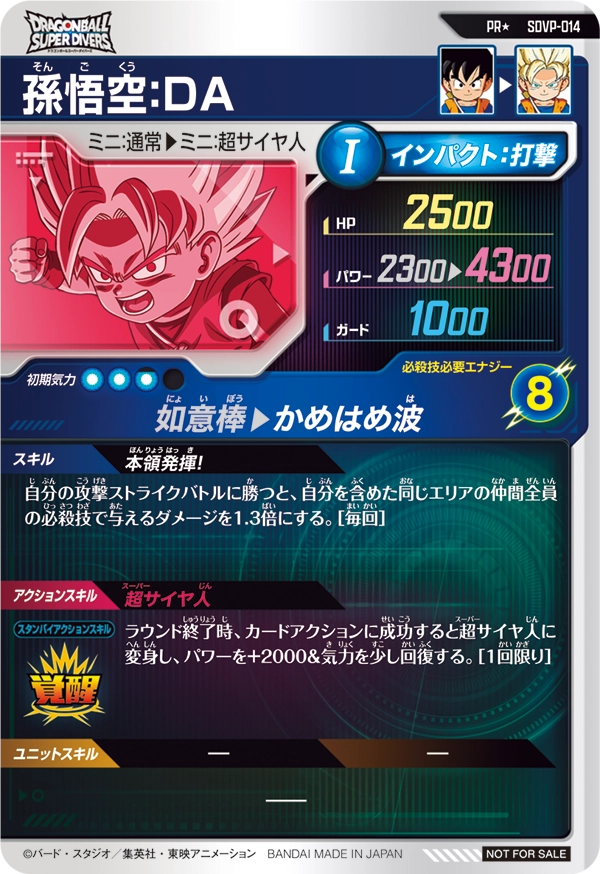 プロモーションパックVol.1パラレルカードアビリティ情報