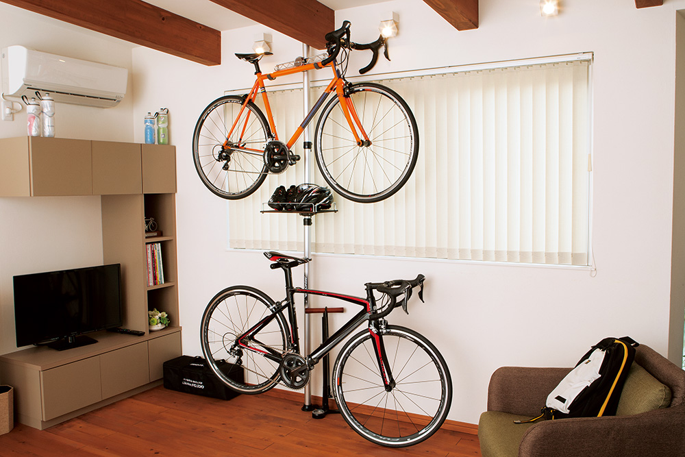 自転車をインテリアに！MINOURAバイクタワーで新生活をもっと快適に