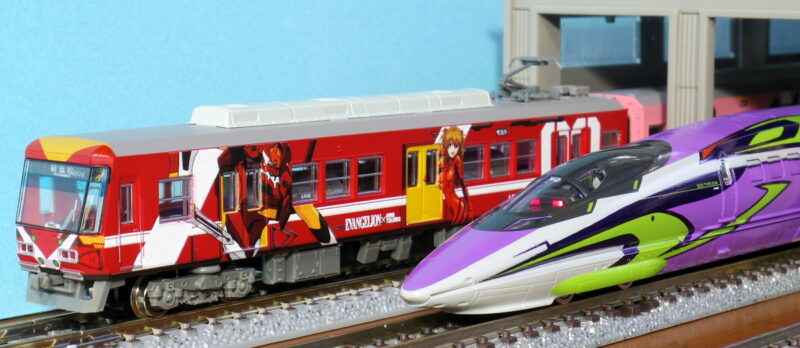 アスカとマリが鮮やかに踊る鉄コレ遠州鉄道2000形エヴァンゲリオン