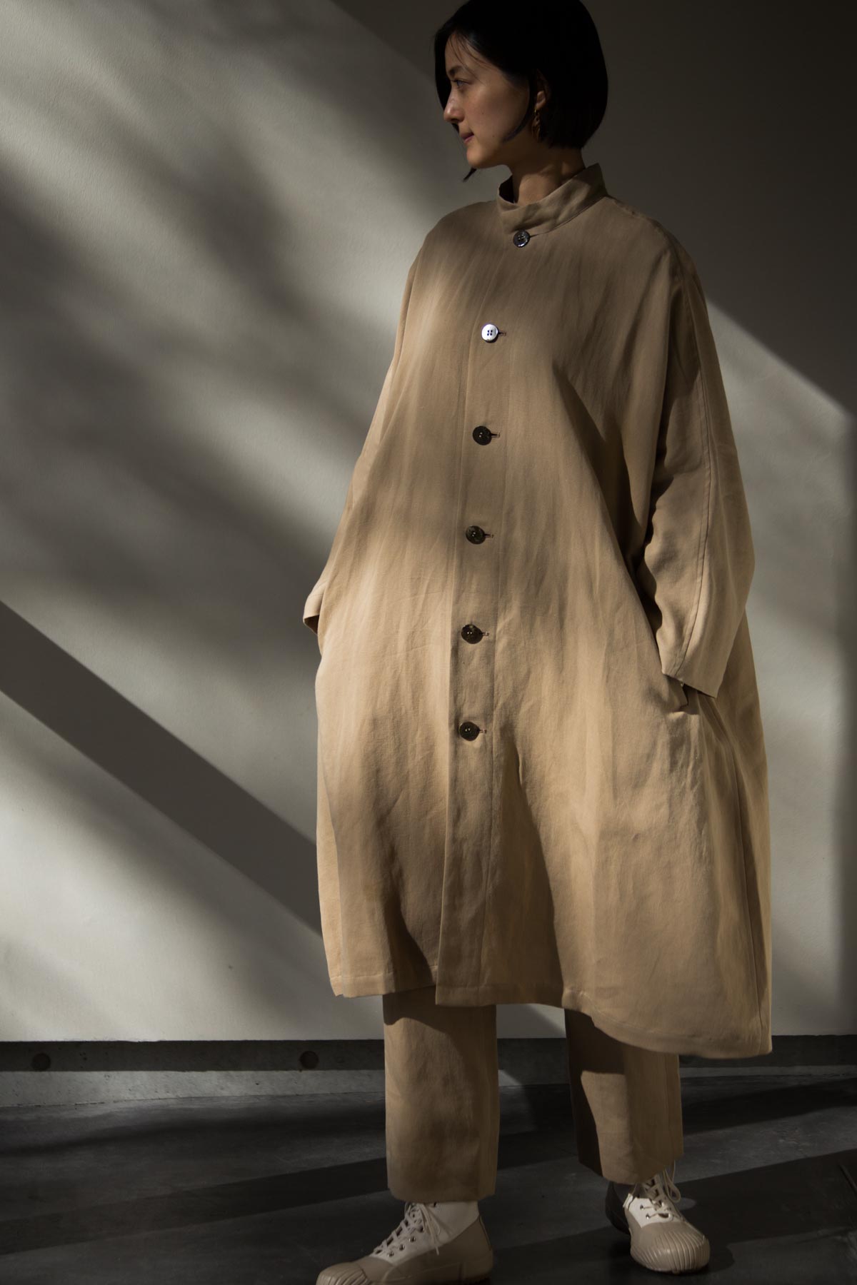 コットンリネンツイルのスプリングコート | Jurgen Lehl etc.