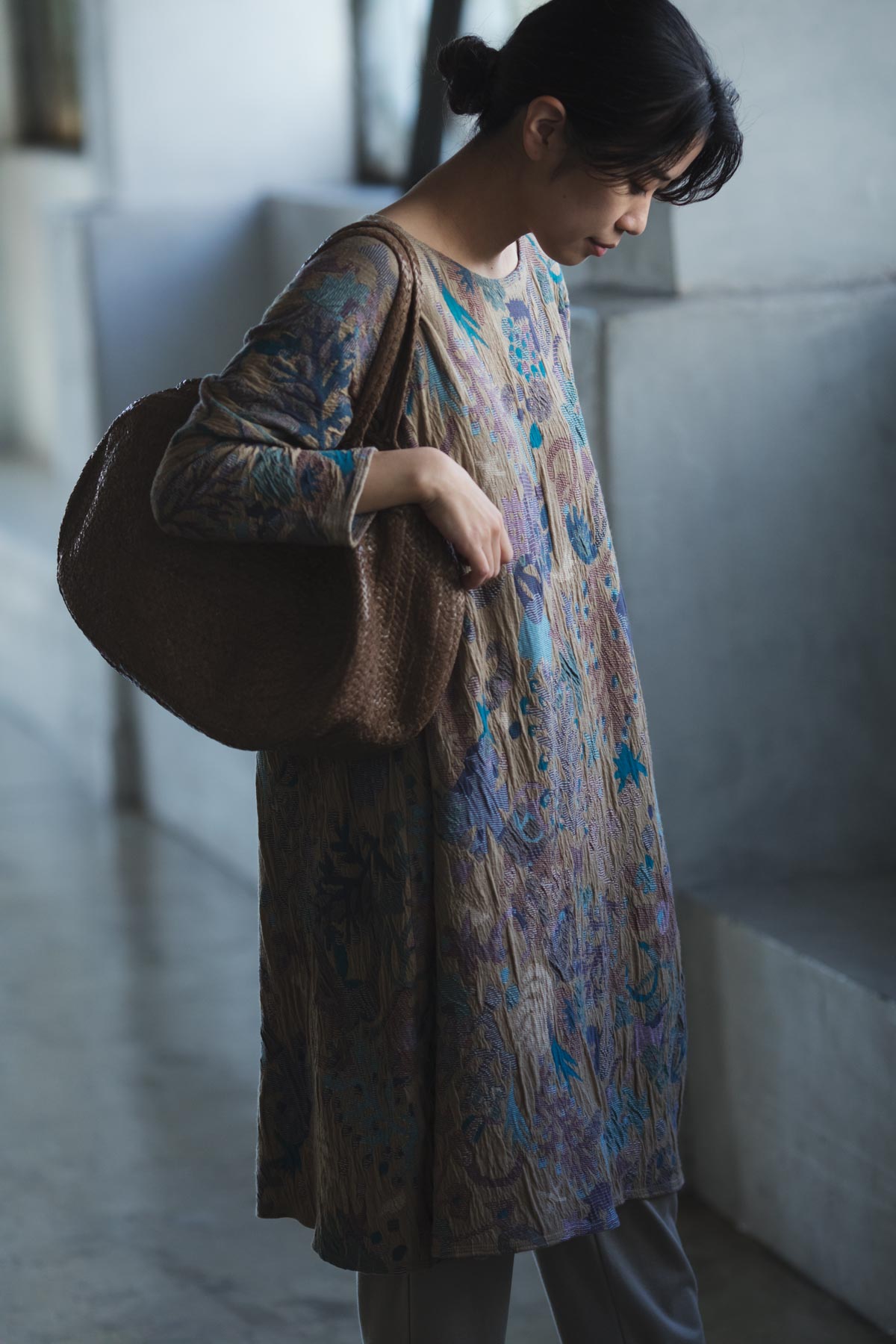 切り絵のチュニックブラウス | Jurgen Lehl etc.