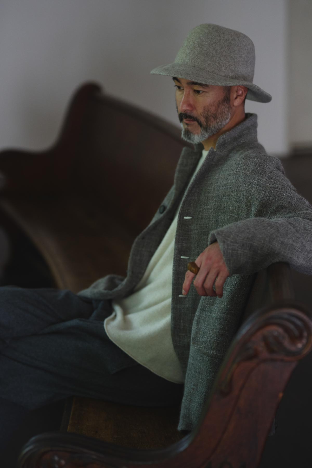 ウールシルクカールのメンズジャケット | Jurgen Lehl etc.