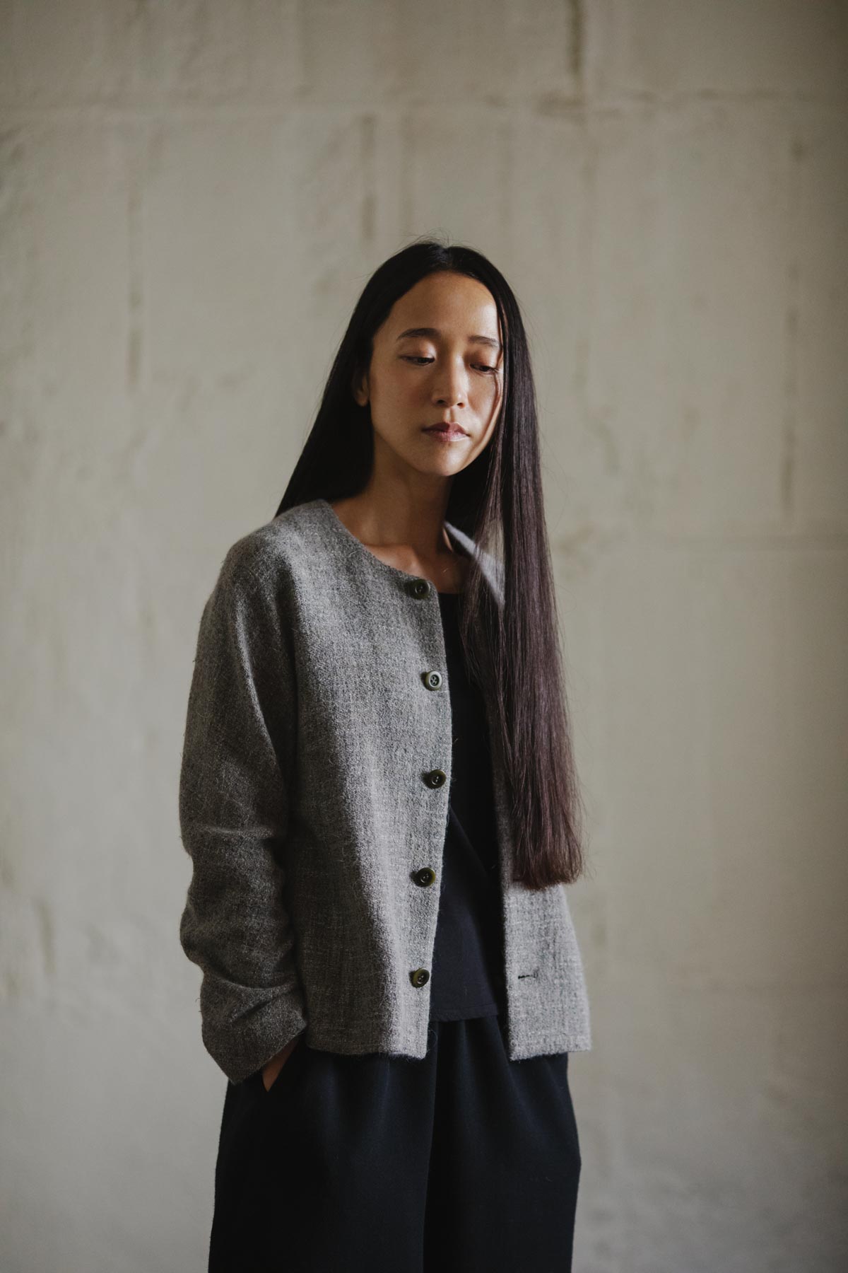 ウールシルクカールのジャケット | Jurgen Lehl etc.