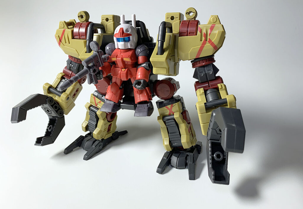 レビュー]モビルスーツアンサンブルEX32 パワーローダーセット