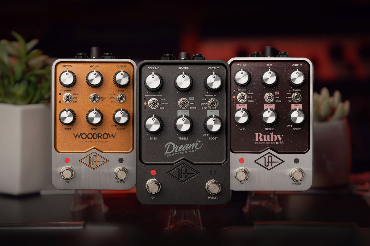 New UA Pedals - UA Ruby Pedal - UAFX Dream Pedal - Vintage King