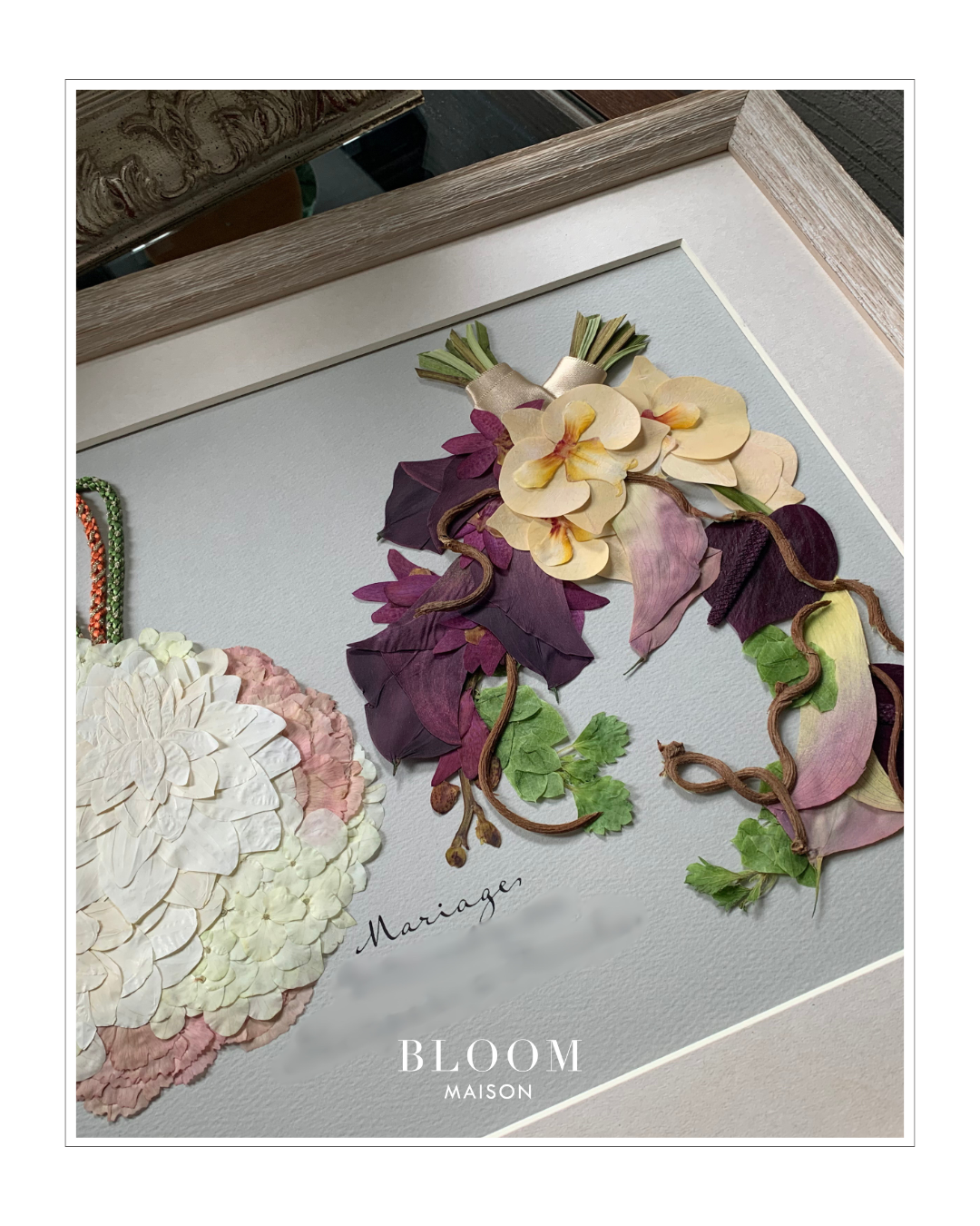 結婚式の記憶を美しく残す「押し花アート」 BLOOMMAISON（ぶるーむメゾン）