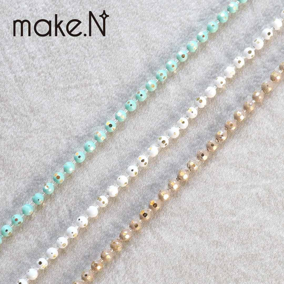 マットカラーボールチェーン 約25cm チェーン幅約1.1mm BLAZE×make.N