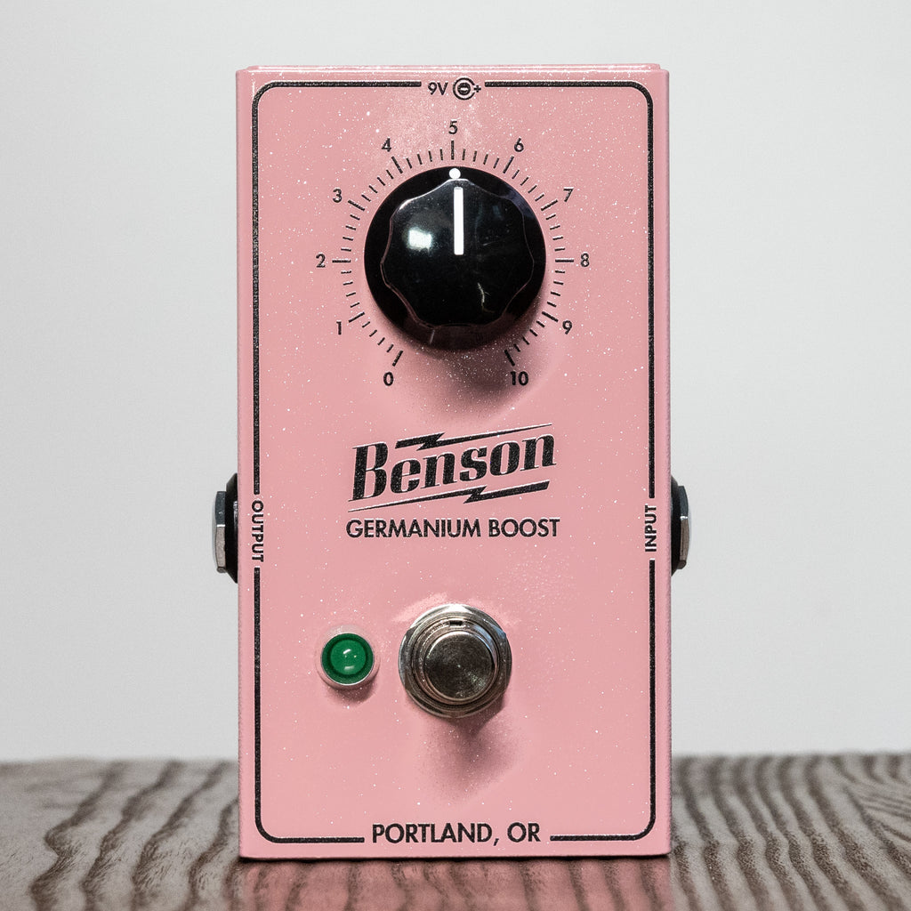 Benson Germanium Boost Pink Sparkle – Black Bobbin