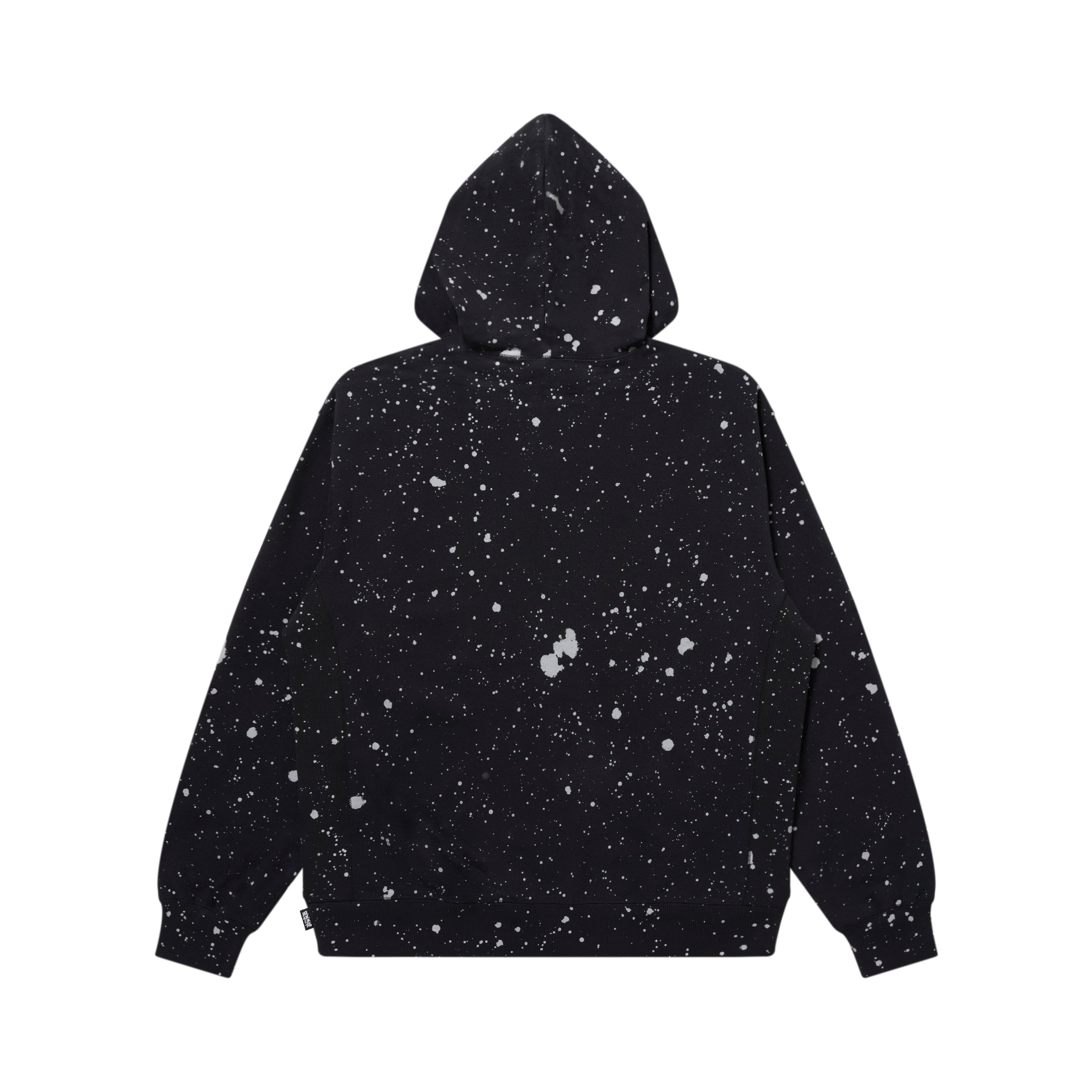 SPLATTERED REFLECTOR HWC LABEL HOODIE BLACK – BlackEyePatch