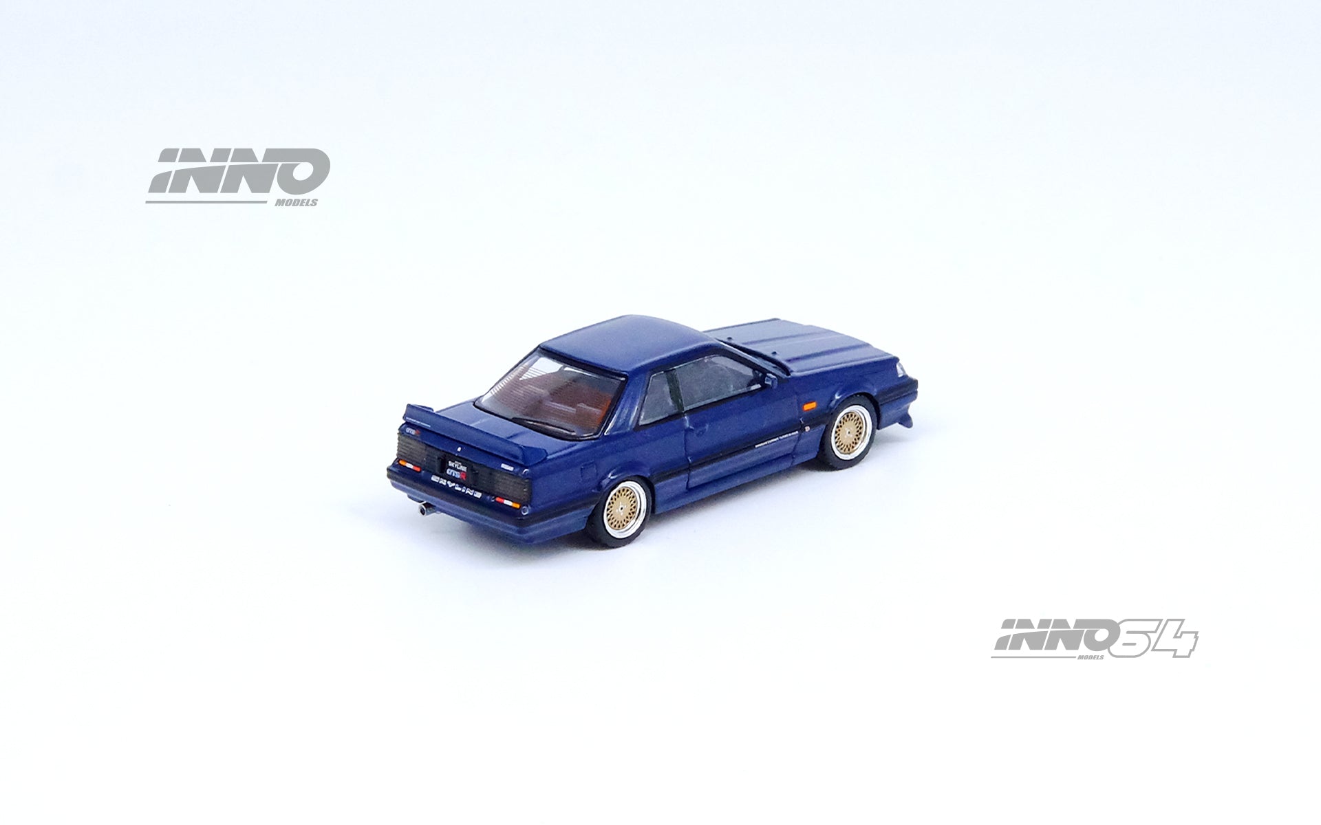 Inno64 1:64 NISSAN SKYLINE GTS-R (R31) Dark Blue – Black Ice Diecast
