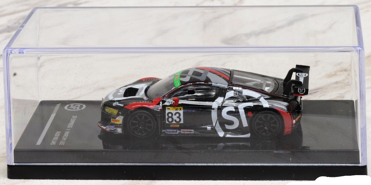 Inno64 x PopRace 1:64 Audi R8 LMS SF Express 2020 W/ Clear Case