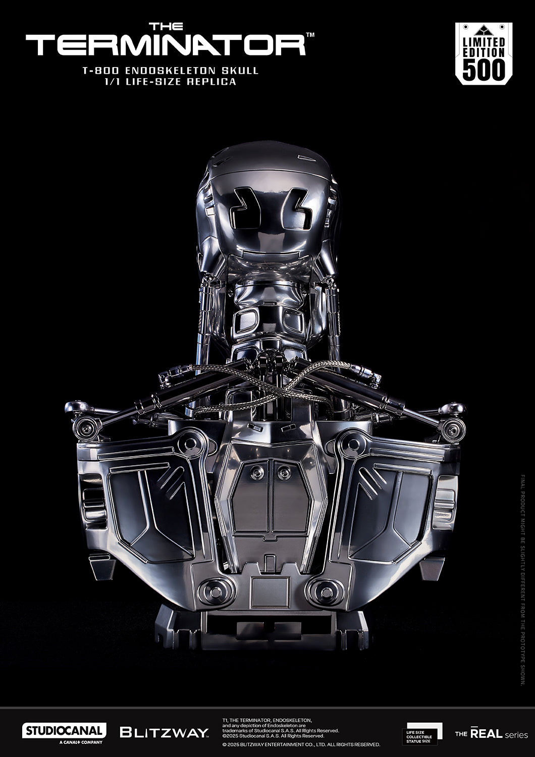 T-800 Endoskeleton Skull 1/1 ライフサイズレプリカ – BLITZWAY JAPAN