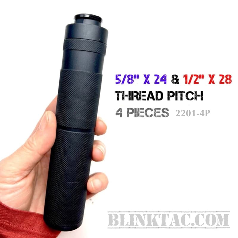 BLINKTAC Muzzle Brake 5/8x24 & 1/2x28 Aluminum CNC 6